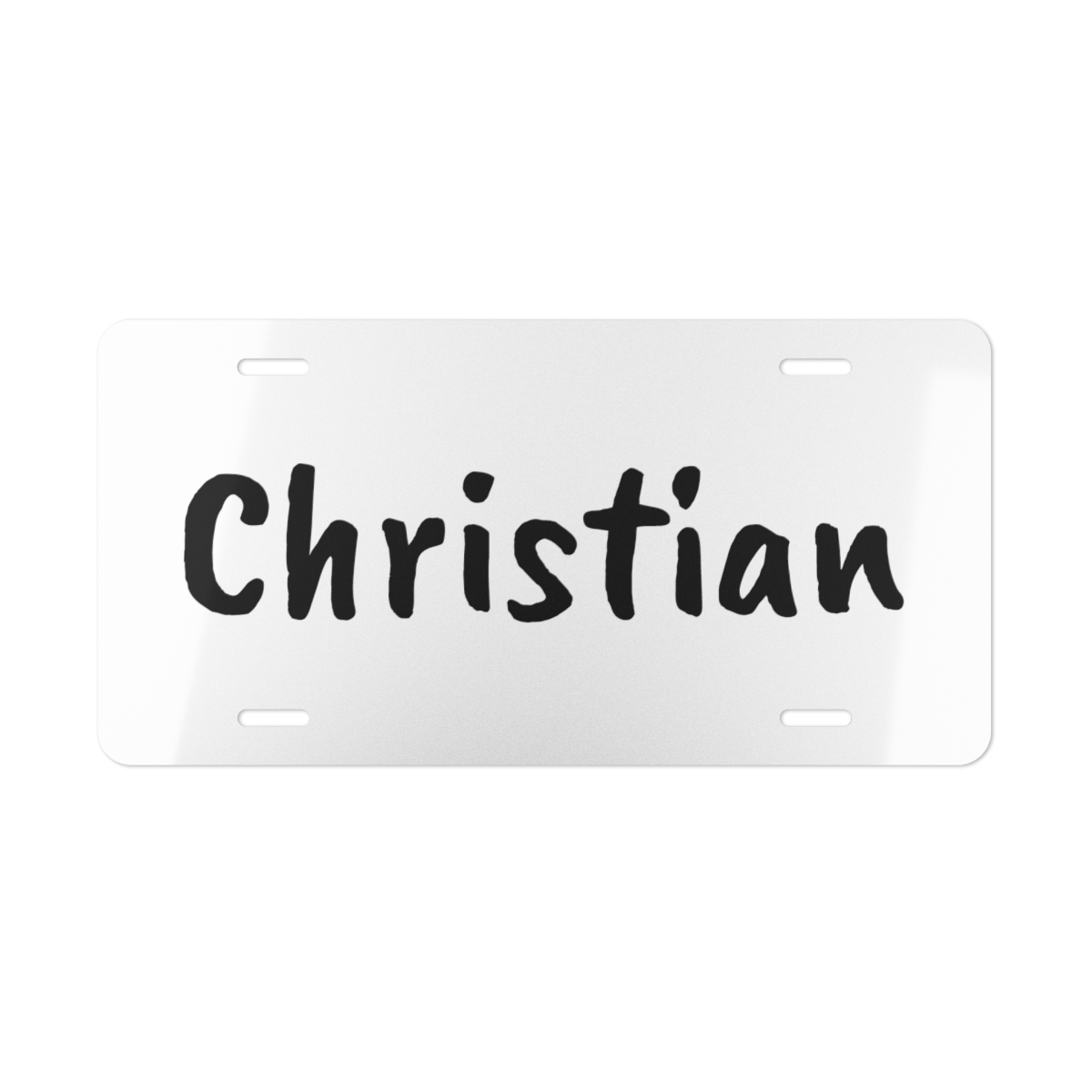 Vanity Plate
