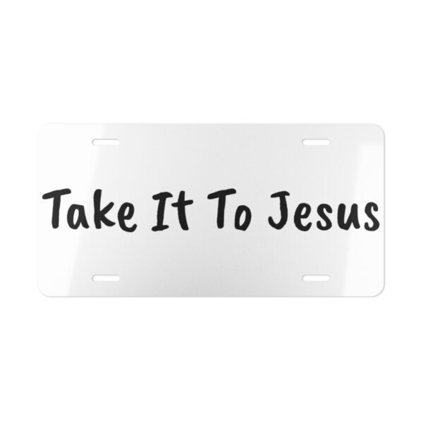 Vanity Plate