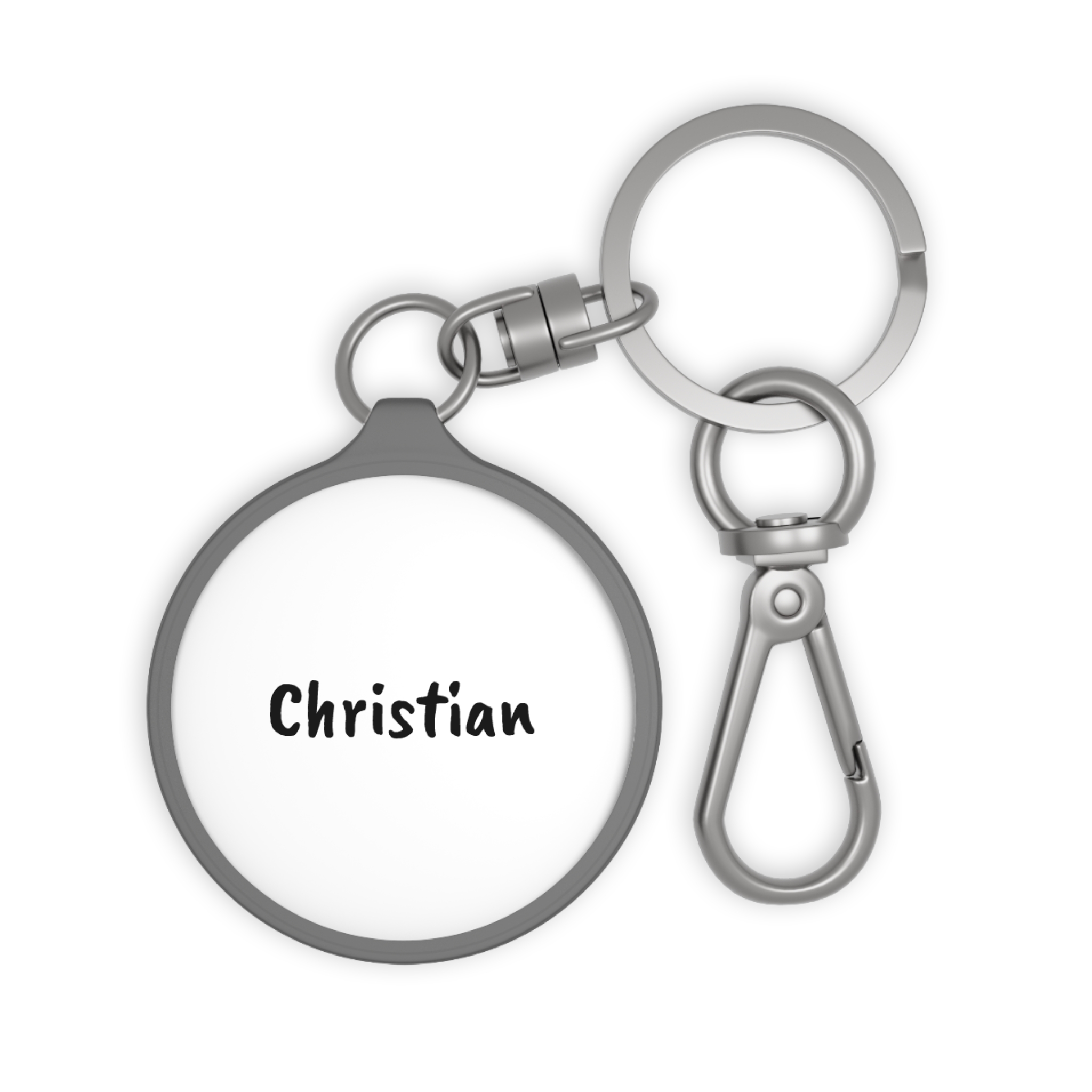 Christian Keyring Tag